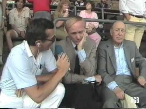 Cupfinal 1985: FC Aarau - Neuchâtel  Xamax - Pauseninterviews mit Willy Kym (u.a. Andy Egli)