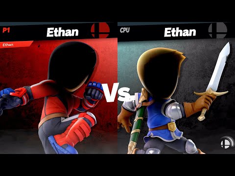 SSBU #502 - Mii Brawler (1232) (Me) vs. Mii Swordfighter (2332) (Level 9 CPU)