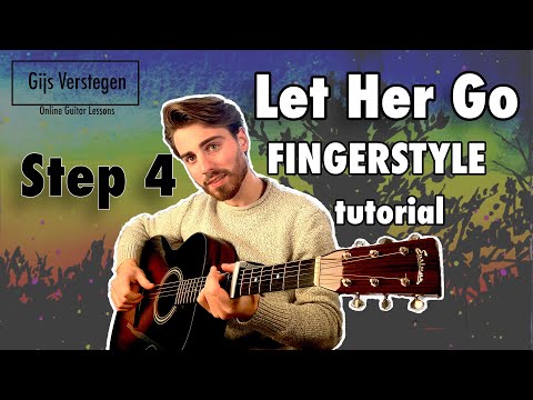 LET HER GO Passenger - Easy Guitar Tutorial pt.4