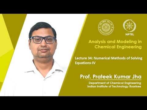 Lecture 60 Artificial Intelligence Machine Learning in Chemical Engineering