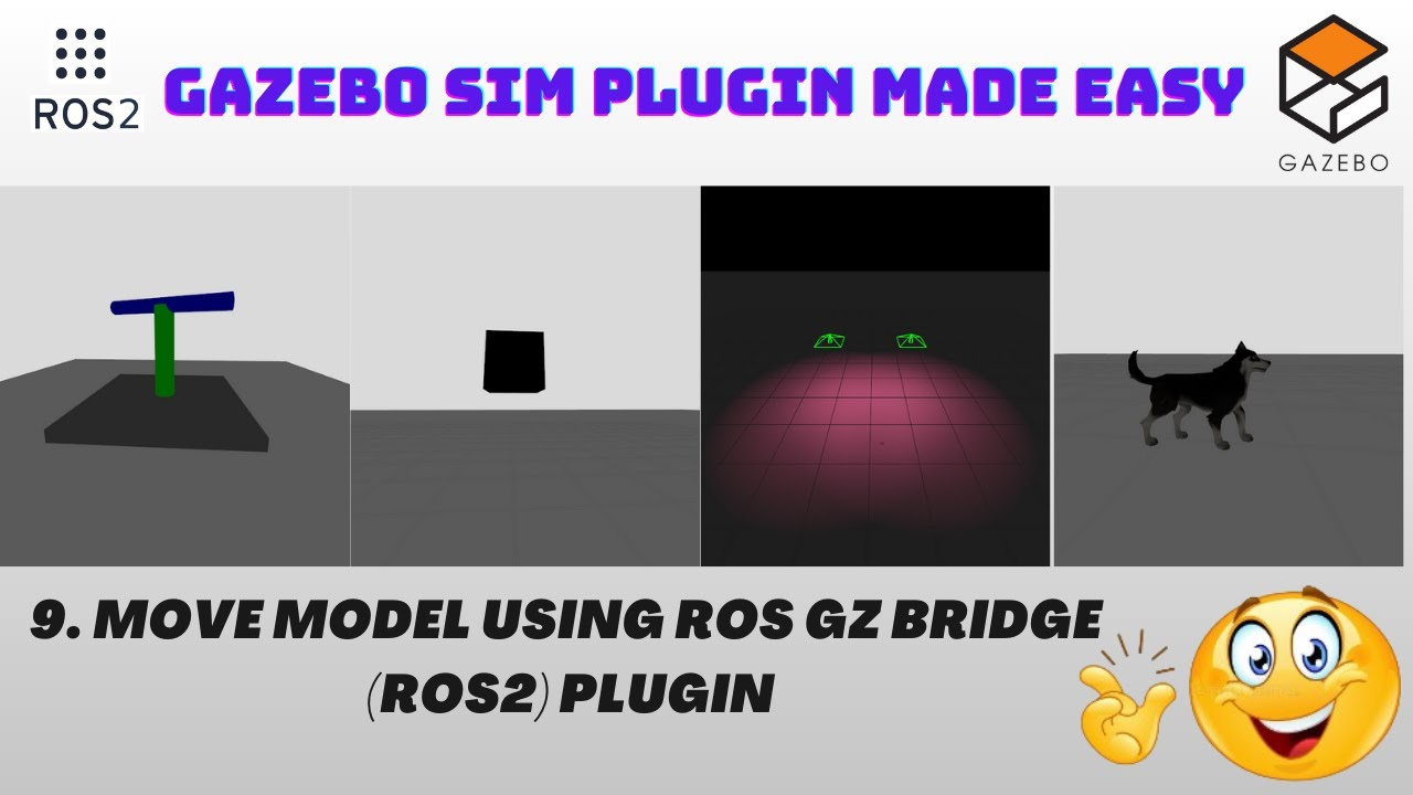 Move Model Using ROS GZ Bridge (ROS2) Plugin | Tutorial Part 9 | ROS2 Gazebo Sim Plugins