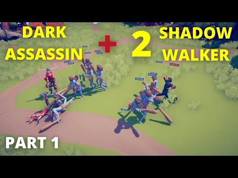 TABS | Dark Assassin + 2 Shadow Walker VS Every Unit 1/2 (Same Price)