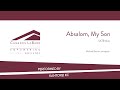 Absalom, My Son | Michael Barrett