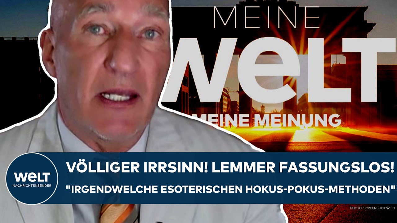 DEUTSCHLAND: Völliger Irrsinn! Lemmer fassungslos! "Irgendwelche esoterischen Hokus-Pokus-Methoden!"