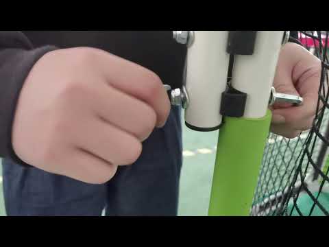 Mersco new design green indoor kids trampoline