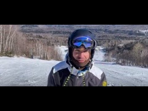 ONESKI First run by Chris Trappy brother of Mike Trappy 2018 Olympics Alpine Snowboarder.