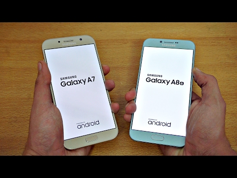 Samsung Galaxy A7 (2017) vs Galaxy A8 (2016) - Speed Test! (4K)