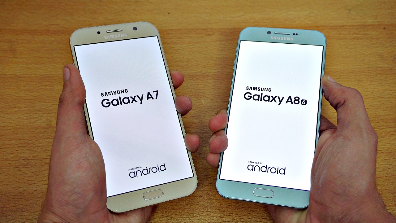Samsung Galaxy A7 (2017) vs Galaxy A8 (2016) - Speed Test! (4K)