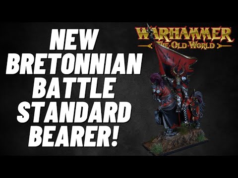 How to paint the new Bretonnian Battle Standard Bearer for The Old World!