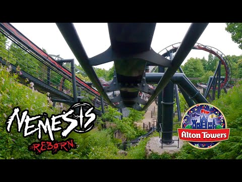 Nemesis Reborn Front Row POV Alton Towers New for 2024 Revitalized Inverted Coaster