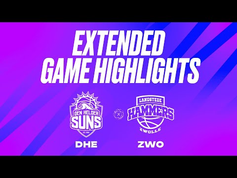 Den Helder Suns vs. Landstede Hammers Extended Highlights