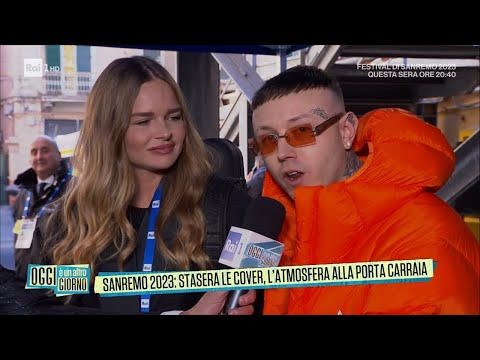 Sanremo 2023: stasera le cover,  Lazza canta con Emma - Oggi è un altro giorno 10/02/2023