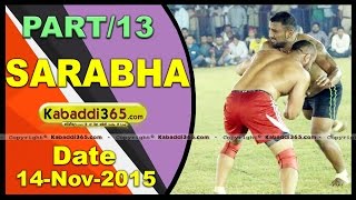 (13) Sarabha ( Ludhiana) Kabaddi Tournament 14 Nov 2015