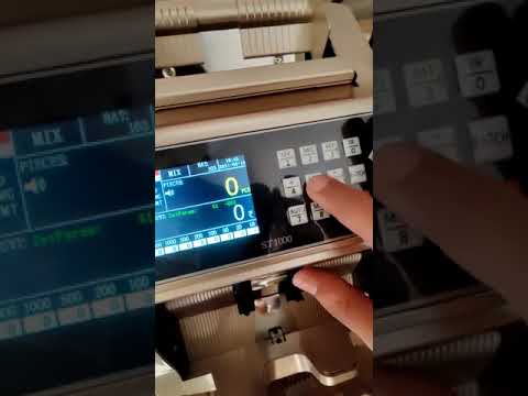 How to solve ST1000 Semsons Tech note counting machine when 50Rs note is shown fake