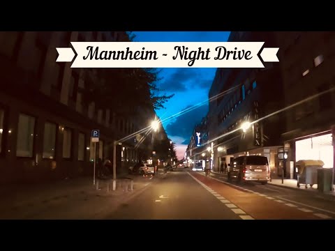Mannheim - Night Drive - Deutschland