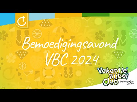 Bemoedigingsavond VBC 2024