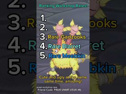 Ranking Workshop Rares!