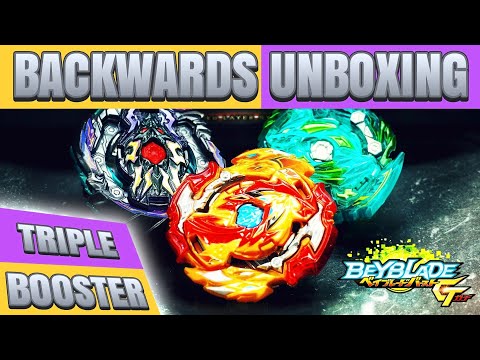 LORD SPRIGGAN Beyblade Burst Triple Booster Set Unboxing and Battles - Beyblade Burst Toys |GT|