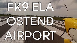 preview picture of video 'FK9 Landing at Ostend Airport'