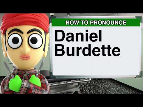 How to Pronounce Daniel Burdette