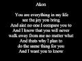 Akon ft wilber pan Be with you Lyric 