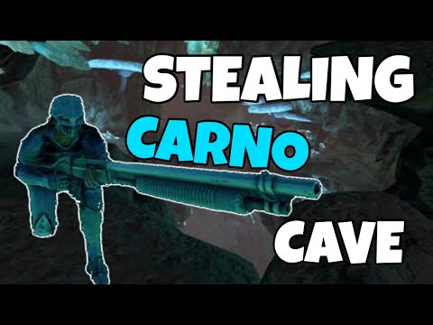 Claiming CARNO CAVE Day 1 on a Capped Server | Ark Small Tribes Unofficial