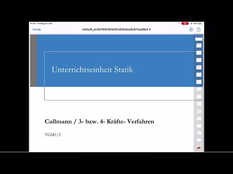 Statik: Cullmannverfahren