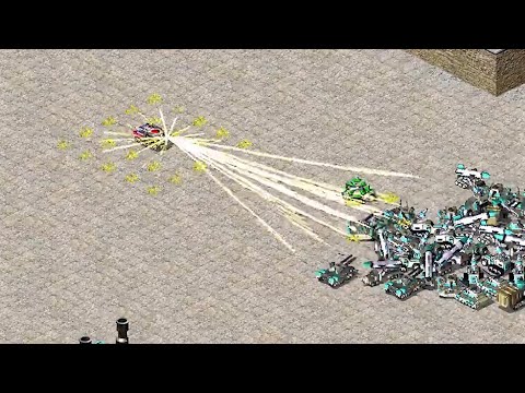 When Pillbox and Prism Tank are combined into one  -Red Alert2