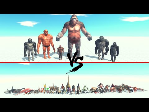 Punching Team Vs all Units ARBS | Animal Revolt Battle Simulator