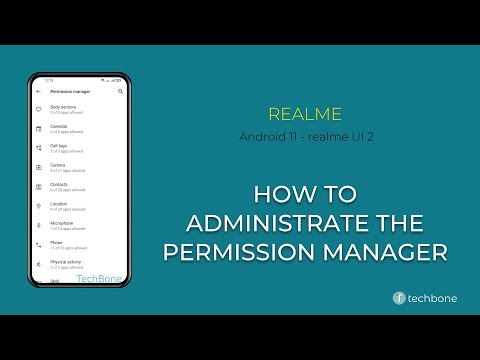 How to Administrate the Permission Manager - realme [Android 11 - realme UI 2]
