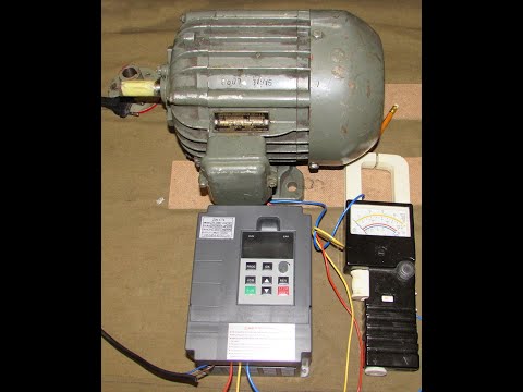 Під'єднання 3ф. асинхронного двигуна АОЛ 31-12 М /400 Гц , 1 кВт до частотного перетворювача ZW-CT1