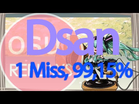 [60 FPS] Dsan #1 on Hatsune Miku - Atama no Taisou [Nogard] | 99,15% | BEATS NIKO!