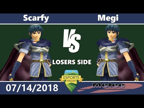 Shinespiked 10 Melee: Pools - Scarfy (Marth) vs Megi (Marth)