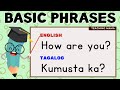 BASIC PHRASES | English - Tagalog | Learning Video | Teaching Mama