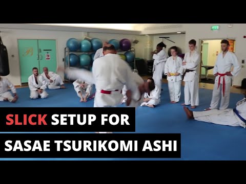 Setup for Sasae Tsuri Komi Ashi