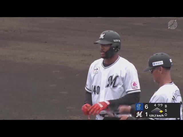 【ファーム】反撃の一打!! マリーンズ・アセベド センターへのタイムリーで1点を返す!! 2025年5月9日 千葉ロッテマリーンズ 対 横浜DeNAベイスターズ