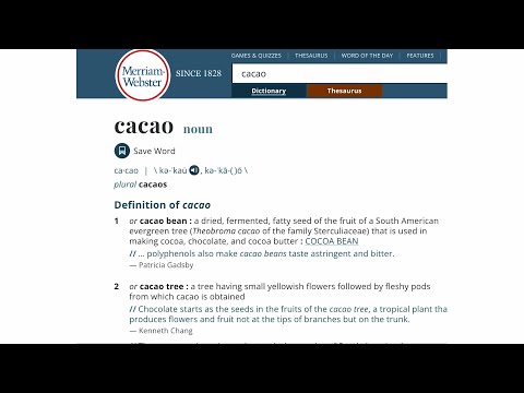 Oodaalolly & Cacao: We're Even In The Dictionary Together