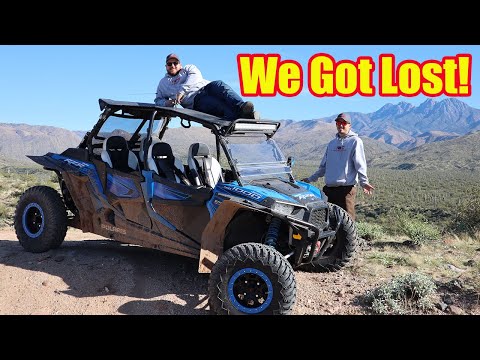 Taking the Polaris RZR 1000 XP 4 Side by Side out in the Arizona Desert!