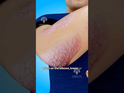 How Does Psoriasis Happen #shorts #viralvideo #skincare - Creativelearning3d