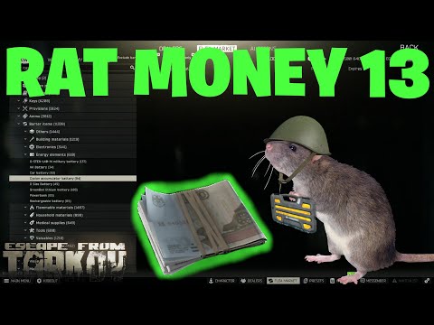 Escape From Tarkov - RAT MONEY | Episode 13 - Season 1 - Flea Market Profit Guide