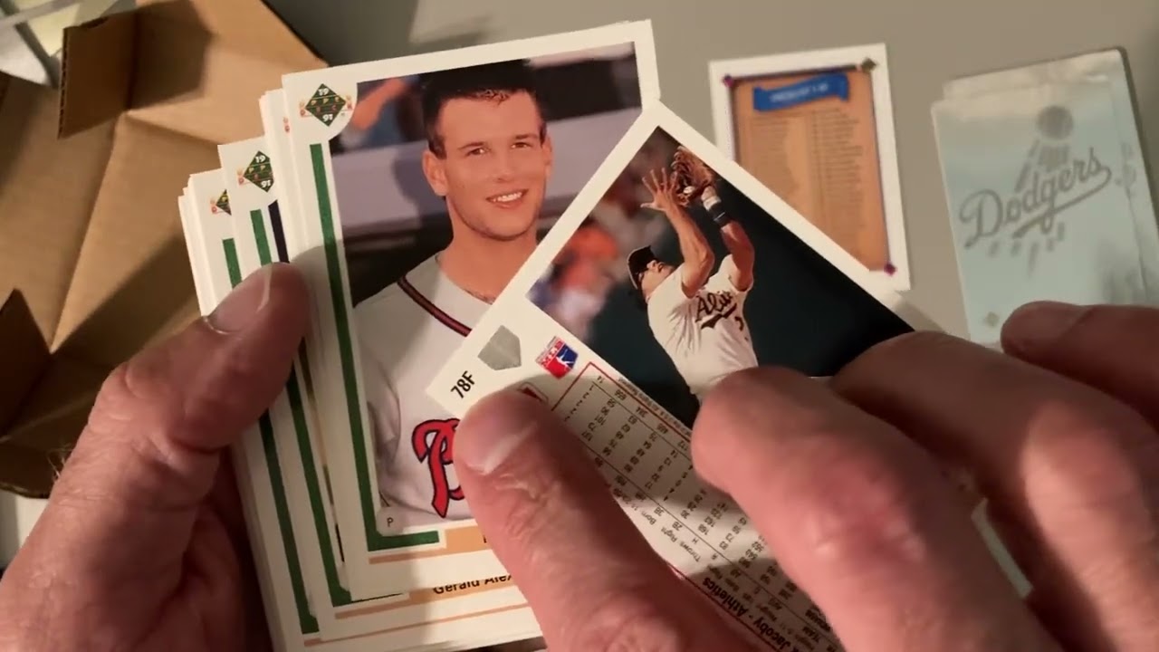 1991 Upper Deck Final Edition Set Break!! Pedro Rookie!!