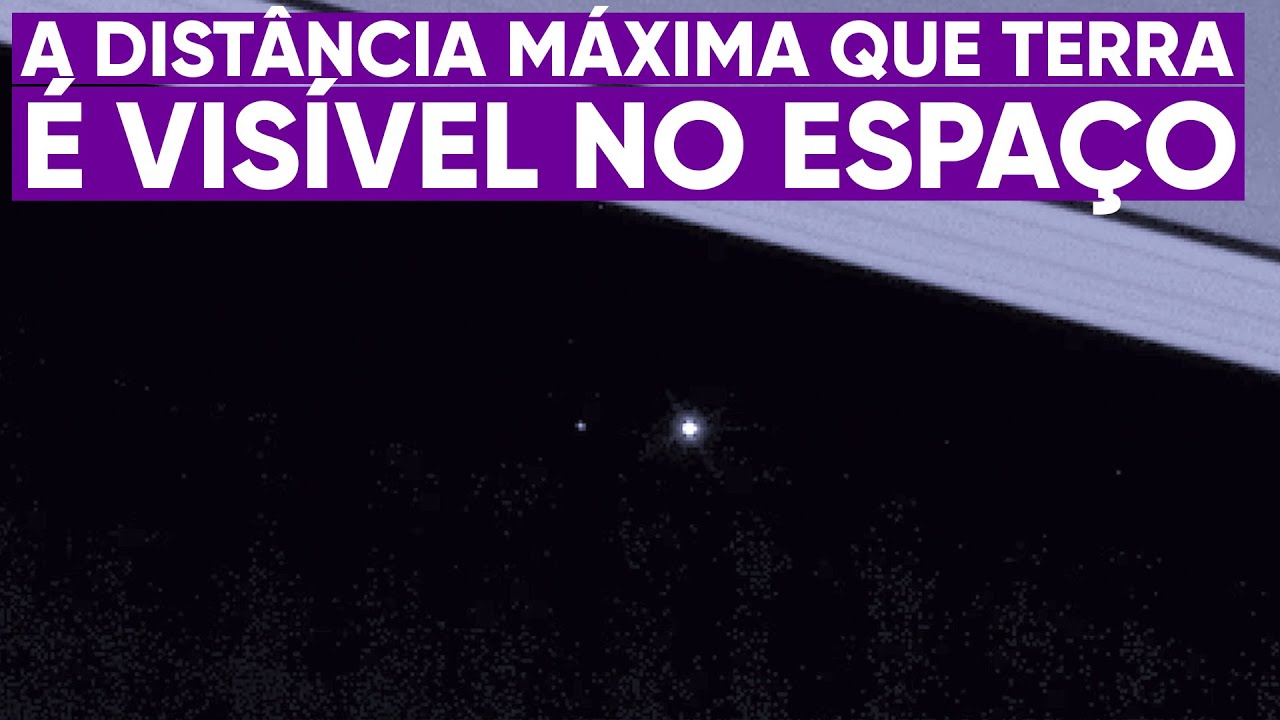 Até onde a Terra consegue ser vista no espaço?