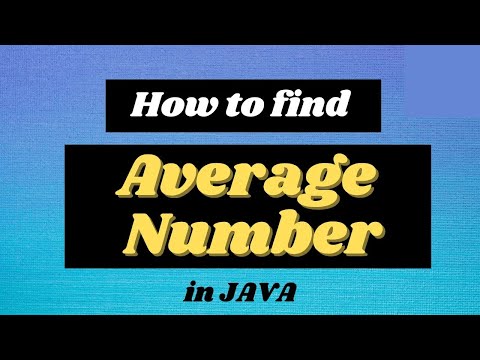 How To Find Average Number In Java Using Return Statement In Hindi Java Programming Tutorials