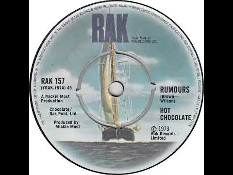 UK New Entry 1973 (160) Hot Chocolate - Rumours