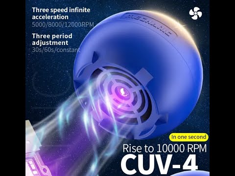 Đèn UV tích hợp quạt làm mát UV MECHANIC CUV4 (có pin)