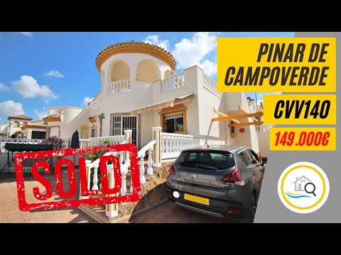 CVV140 Detached 2 bed 2 bath communal pool for sale Pinar de Campoverde Costa Blanca Alicante Spain