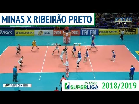 Minas x Ribeirão Preto - Superliga de Vôlei Masculino 2018-2019