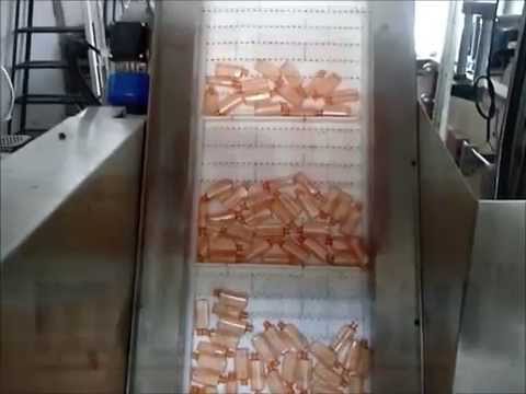 NEW AUTOMATIC LINEAR BOTTLE UNSCRAMBLER WITH ORIENTOR