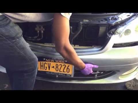 Mercedes S550 W221 Front Bumper installation