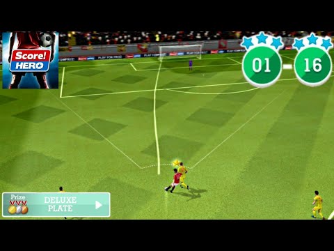Score! Hero - DELUXE PLATE - Walkthrough - Level 1-16 - Last Level - 3 Stars